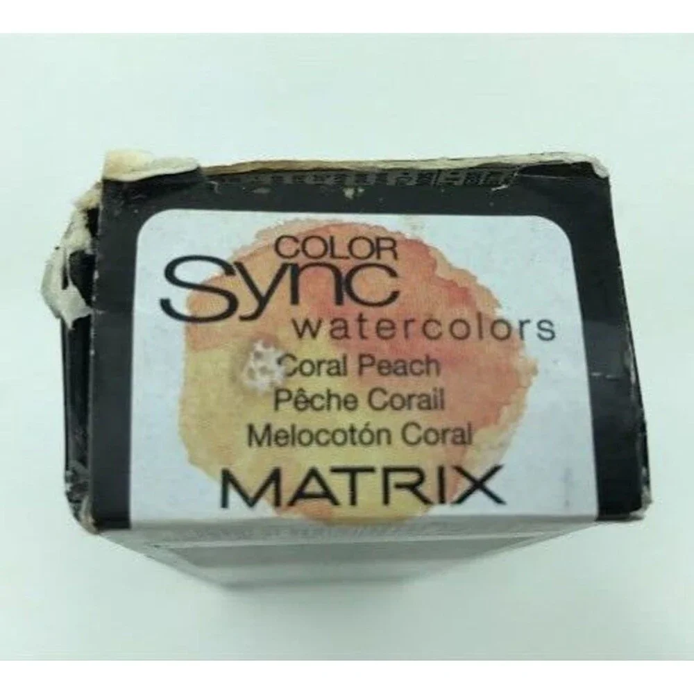 Matrix Color Sync Watercolors Demi-permanent Hair Color Coral Peach 2oz - NEW